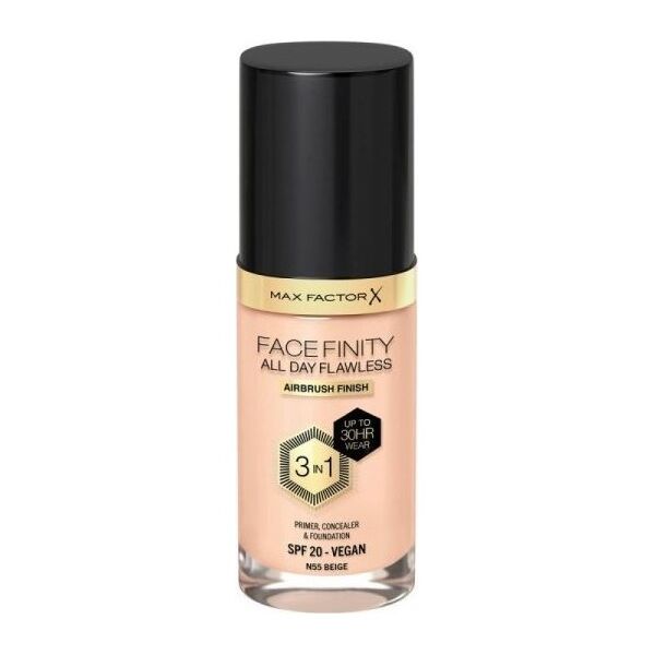 MAX FACTOR Kremowy podkład do makijażu Max Factor Facefinity 3 w 1 Spf 20 N 55-beige 30 ml