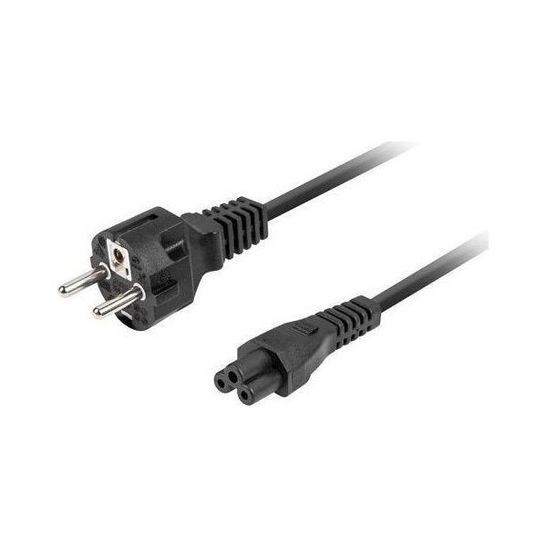 Kabel zasilający Lanberg Kabel zasilający Lanberg CEE 7/7->IEC 320 C5 1.8M VDE notebook (miki) 1,8m VDE prosty czarny