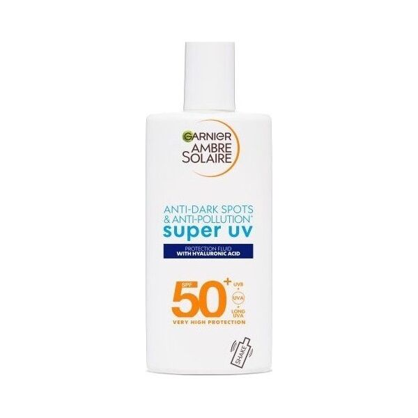 Ambre Solaire Super UV fluid ochronny do twarzy przeciw przebarwieniom SPF50+ 40ml