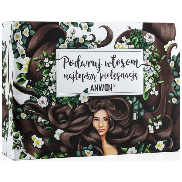 Anwen Anwen Podaruj Włosom Najlepszą Pielęgnację Hair Me More szampon zwiększający objętość 200ml + Nothing Sill naturalna maska wygładzająca bez silikonów
