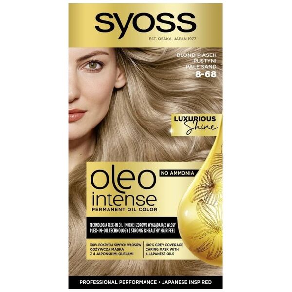 Schwarzkopf Schwarzkopf Syoss Farba do włosów Oleo 8-68 Blond Piasek Pustyni 1op.
