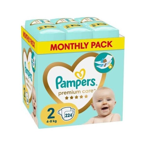 Pieluszki Pampers Premium Care 2 Mini 2, 4-8 kg, 224