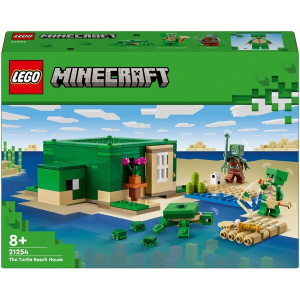 LEGO Minecraft Domek na plaży żółwi (21254)