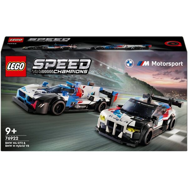 LEGO Speed champions Samochody wyścigowe BMW M4 GT3 & BMW M Hybrid V8 (76922)