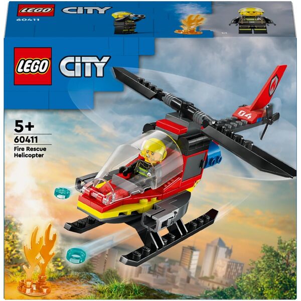 LEGO City Strażacki helikopter ratunkowy (60411)