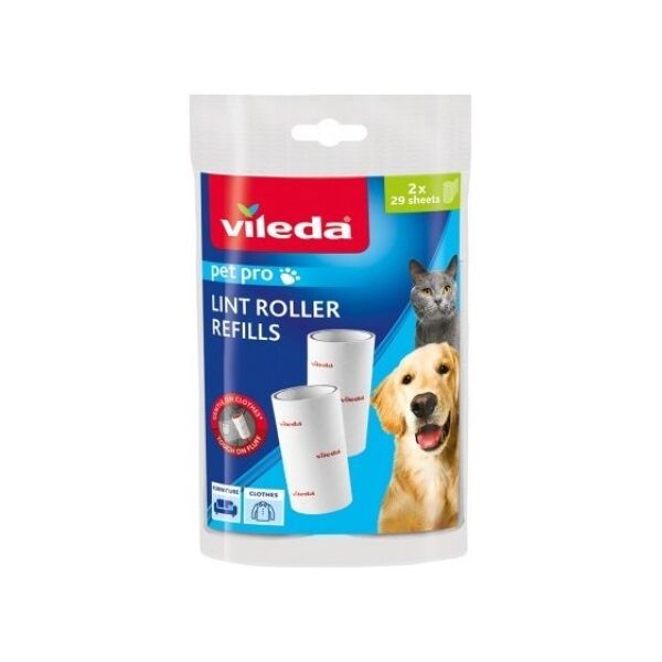 Vileda Pet Pro Wkłady do usuwania sierści, włosów i drobinek brudu
