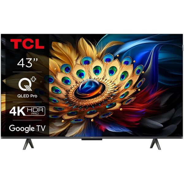 Telewizor TCL 43C655 QLED 43'' 4K Ultra HD Google TV