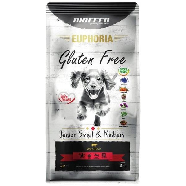 Biofeed BIOFEED Euphoria G-F SMALL&MID wołowina 12kg