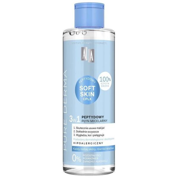 AA Pure Derma Peptydowy płyn micelarny 3w1 200ml