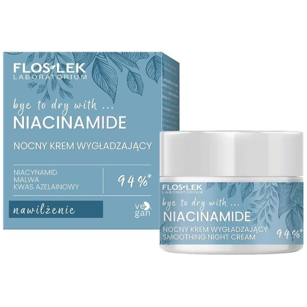 Floslek Niacinamide nocny krem wygładzający 50ml