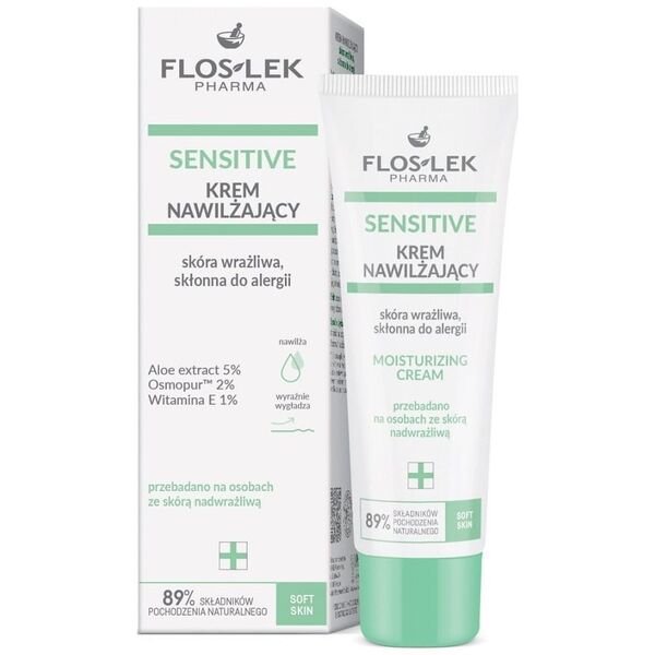 Floslek Sensitive krem nawilżający do twarzy 50ml