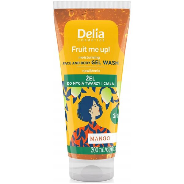 Delia DELIA_Fruit Me Up! żel do mycia twarzy i ciała Mango 200ml