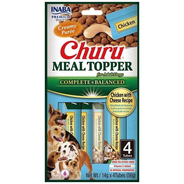 Inaba Foods INABA MEAL TOPPER Kurczak z serem - pies 4x14g