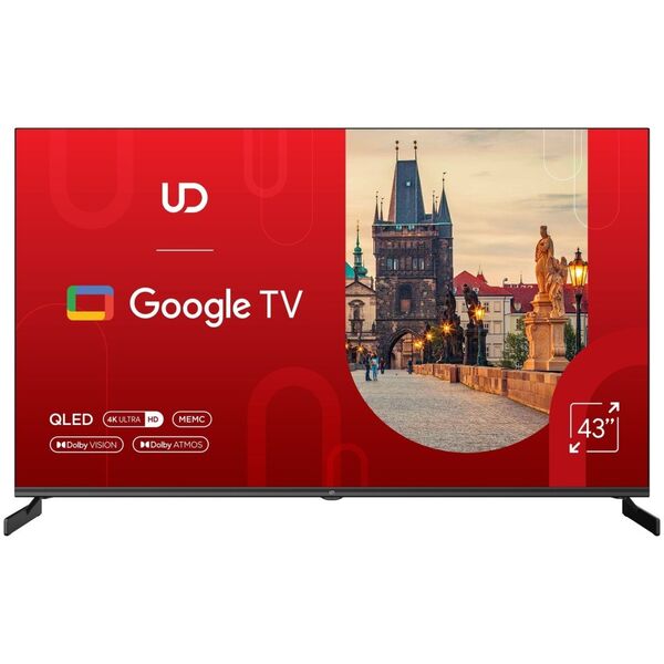 Telewizor Telewizor 43" UD 43QGU7210S 4K UltraHD, Q-LED, DVB-T/T2/C