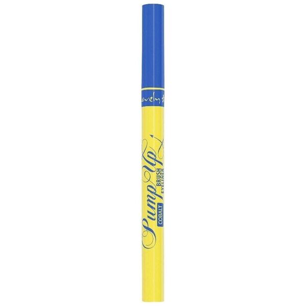 Lovely Pump Up Cobalt Eyeliner kobaltowy eyeliner do powiek z precyzyjnym pędzelkiem 2.5ml