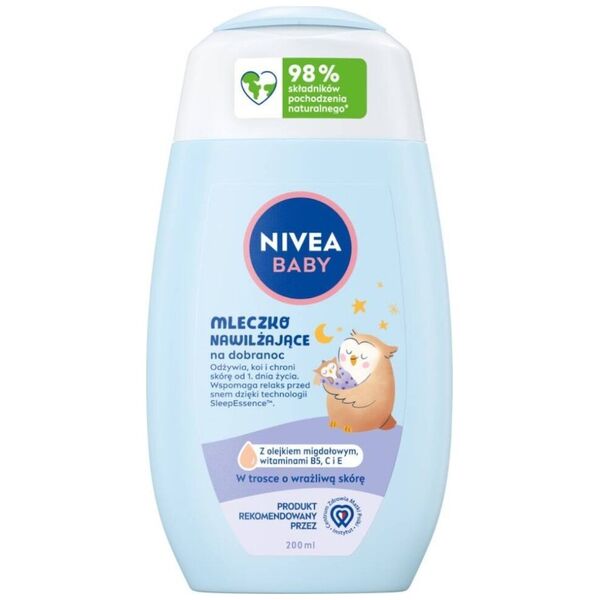 Nivea Nivea Baby mleczko nawilżające na dobranoc 200ml
