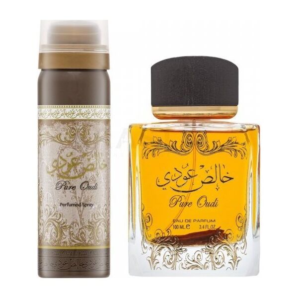 Lattafa LATTAFA DUO PURE OUDI (M/W) EDP/S 100ML + PERFUMED SPRAY 50ML