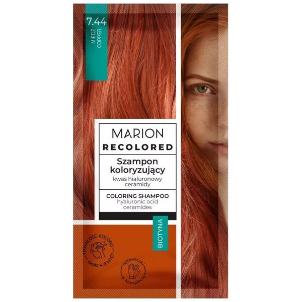 Marion Marion Recolored szampon koloryzujący 7.44 Miedź 35ml