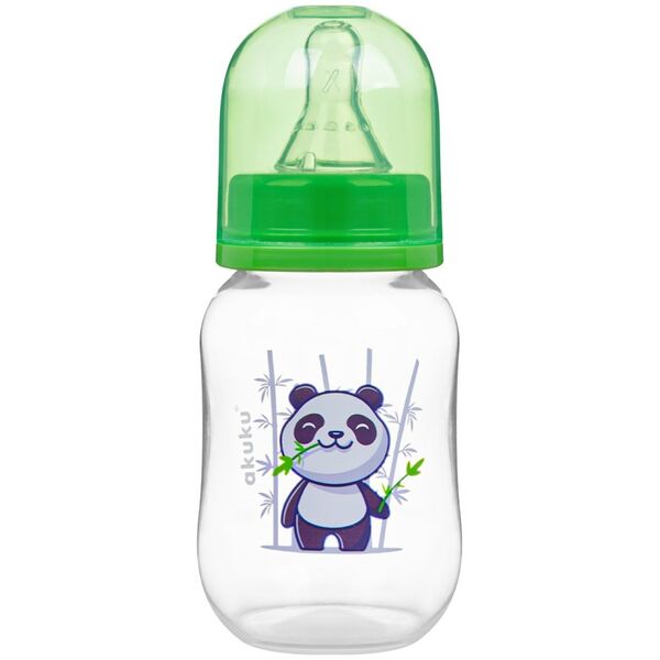 Akuku A0104 BUTELKA 125ML ZIELONA PANDA