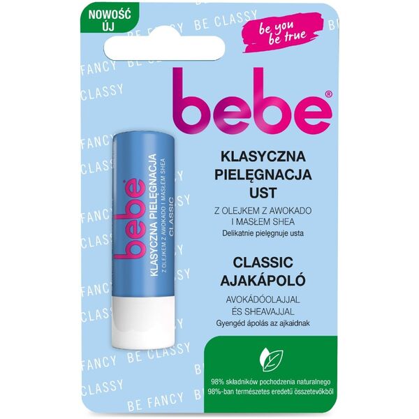 bebe Young Care pielęgnacyjna szminka do ust Klasyczna 4.9g