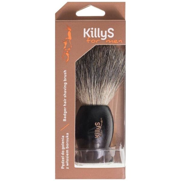 KILLYS For Men Badger Hair Shaving Brush pędzel do golenia z włosiem borsuka