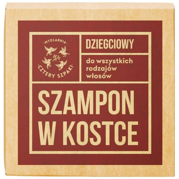Mydlarnia Cztery Szpaki Szampon w kostce dziegciowy 75g