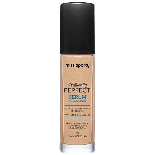 Miss Sporty Miss Sporty NaturallyPerfectnawilżającypodkładserum 10 30ml