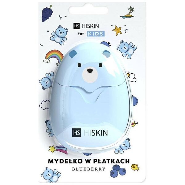 HiSkin HiSkin Kids mydełko do rąk w płatkach Blueberry 50szt.