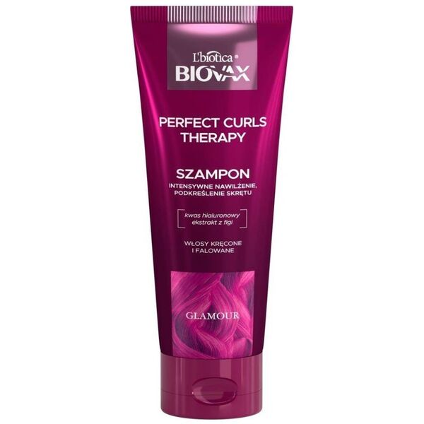 BIOVAX Biovax Glamour Perfect Curls Therapy intensywnie nawilżający szampon do włosów kręconych i falowanych 200ml