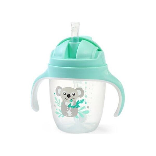 BabyOno 1464/03 KUBEK NIEKAPEK Z OBCIĄŻONĄ SŁOMKĄ MIĘTOWY