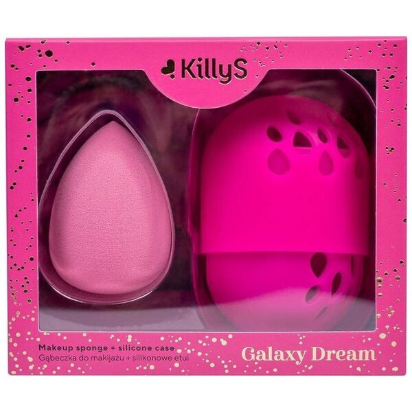 KILLYS KillyS Galaxy Dream gąbeczka do makijażu z silikonowym etui