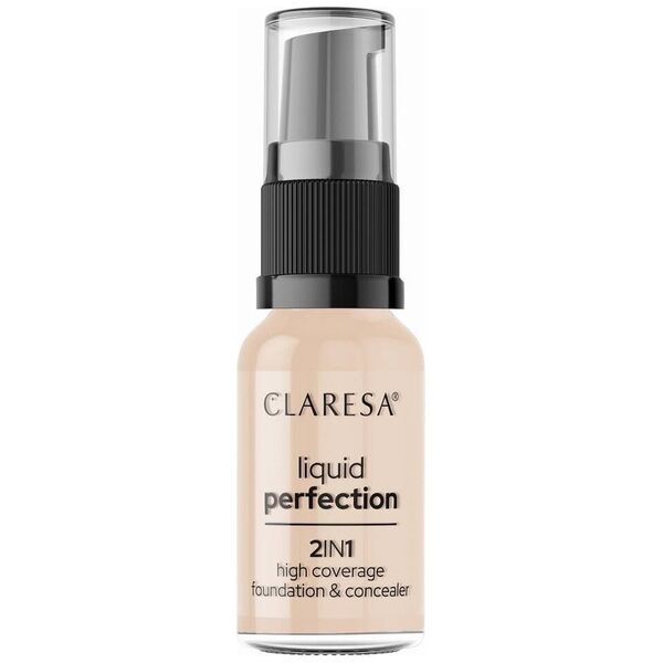 Claresa Claresa Liquid Perfection 2w1 102 Warm Medium 18g