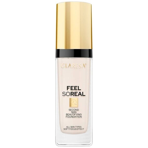 Claresa Claresa Feel So Real upiększający podkład do twarzy 02 Light 30ml