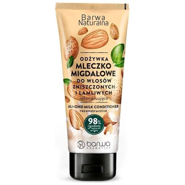 Barwa Barwa Naturalna odżywka do włosów zniszczonych i łamliwych Mleczko Migdałowe 200ml
