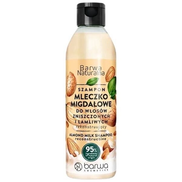 Barwa Barwa Naturalna szampon do włosów zniszczonych i łamliwych Mleczko Migdałowe 300ml