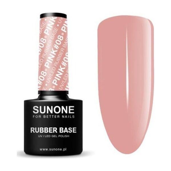 Sunone Rubber Base baza kauczukowa Pink 08 5ml