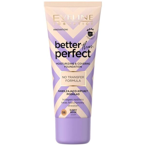 XXXX__Eveline Cosmetics (Eveline) Eveline Better Than Perfect nawilżająco-kryjący podkład 06 Sunny Beige 30ml