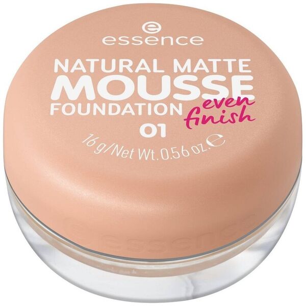 Essence Essence Natural Matte Mousse Foundation podkład do twarzy w musie 01 16g