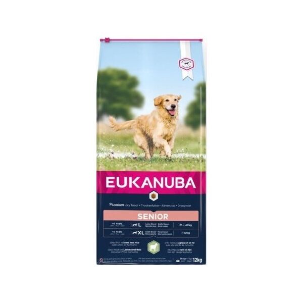 EUKANUBA EUKANUBA Senior Lamb & Rice Bag 12kg - sucha karma dla psa - 12 kg