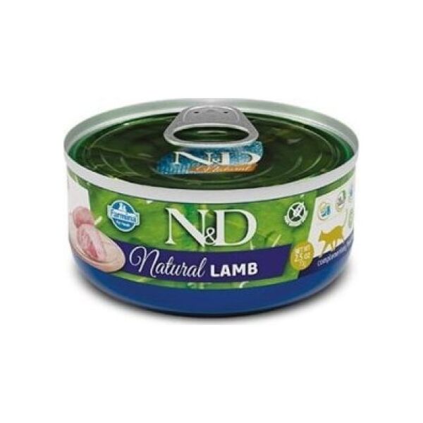 Farmina FARMINA N&D Cat Natural Jagnięcina - mokra karma dla kota - 140 g