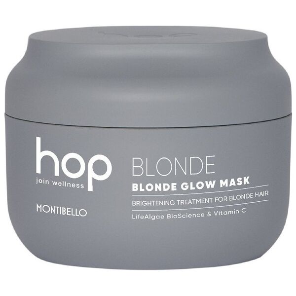 Montibello Montibello HOP Blonde Glow Maska rozświetlająca neutralizująca refleksy do włosów blond i rozjaśnianych 200 ml