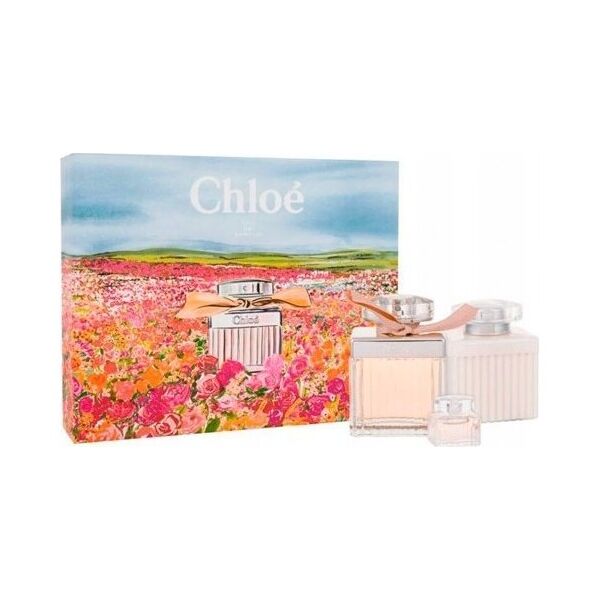 Chloe CHLOE SET (SIGNATURE (W) EDP/S 75ML + BODY LOTION 100ML + TRAVEL SPRAY 10ML)