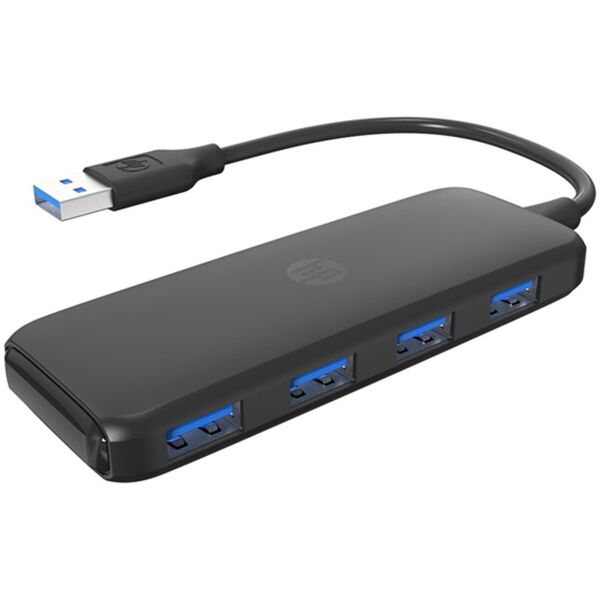 HUB USB HP USB (3.0) hub 4-port, DHC-CT110, czarny, Hewlett-Packard