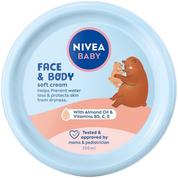 Nivea NIVEA BABY Krem piel.d/tw i ciała 200ml 80529