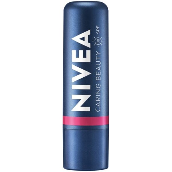 Nivea NIVEA Pomadka pielęgnująca do ust Caring Beauty 3w1 Pink 4.8 g