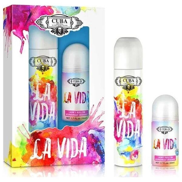 Cuba Cuba La Vida For Women edp 100ml + roll-on 50ml