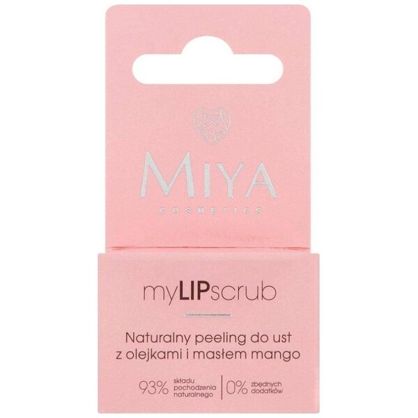 Miya MIYA MyLIPscrub naturalny peeling do ust z olejkami i masłem mango 10g