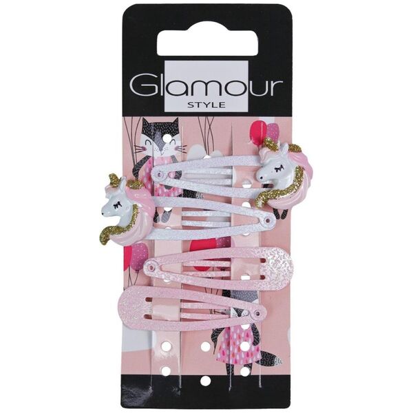 Glamour Kids spinki do włosów Kucyki 4szt.