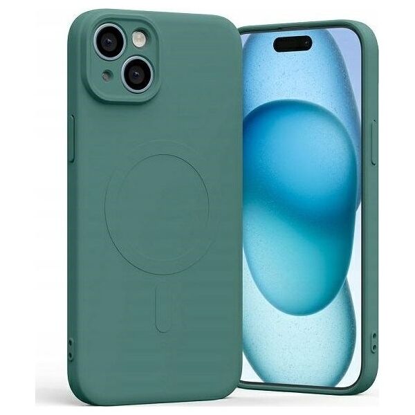 Mercury Mercury MagSafe Semi-Silicone iPhone 15 Plus 6,7" zielony /green