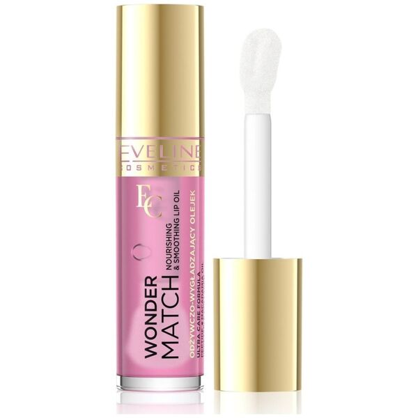 EVELINE KOLOROWKA EVELINE Wonder Match Odżywczo Wygładzający Olejek do ust nr 02-Delicate Rose 5 ml